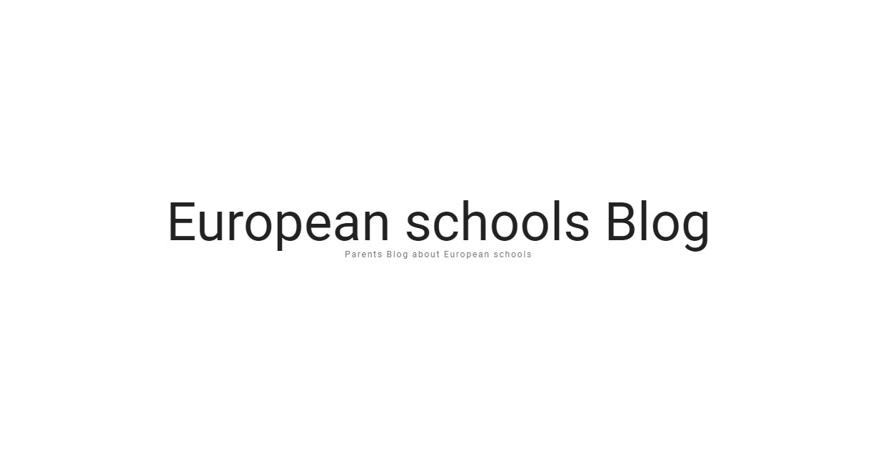 Parents’ blog about European schools
