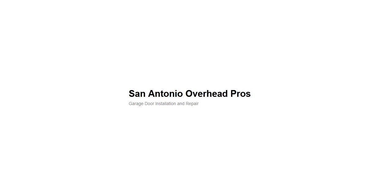 San Antonio Overhead Pros