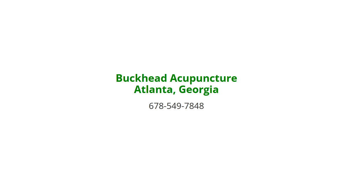 Buckhead Acupuncture and Herbal Center