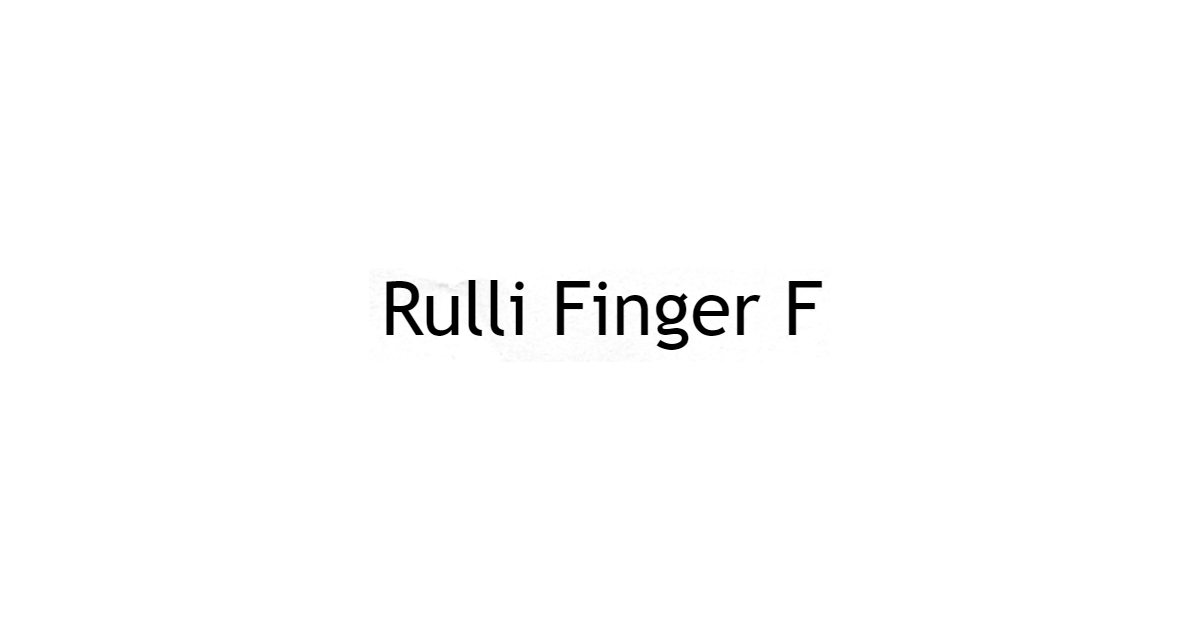 Rulli ‘Finger’ Fitriadi