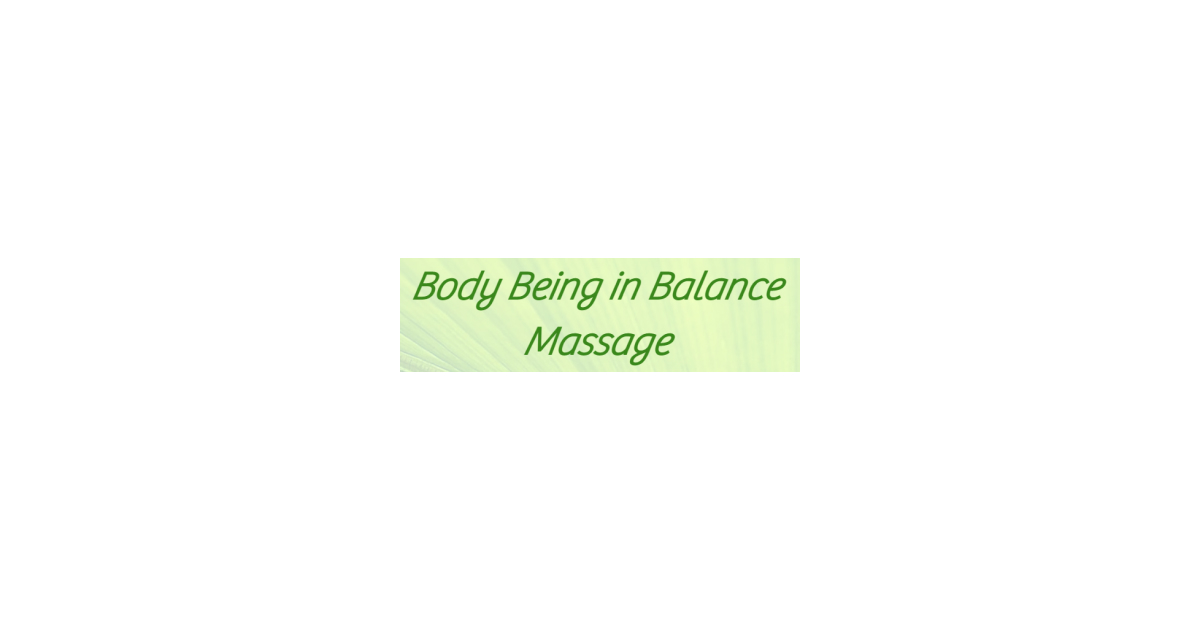 Body Being in Balance Massage