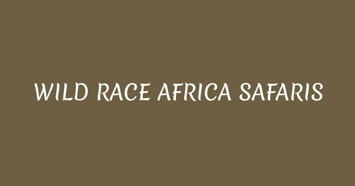 Wild Race Africa Safaris