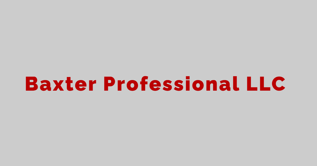 Baxter Professional LLC