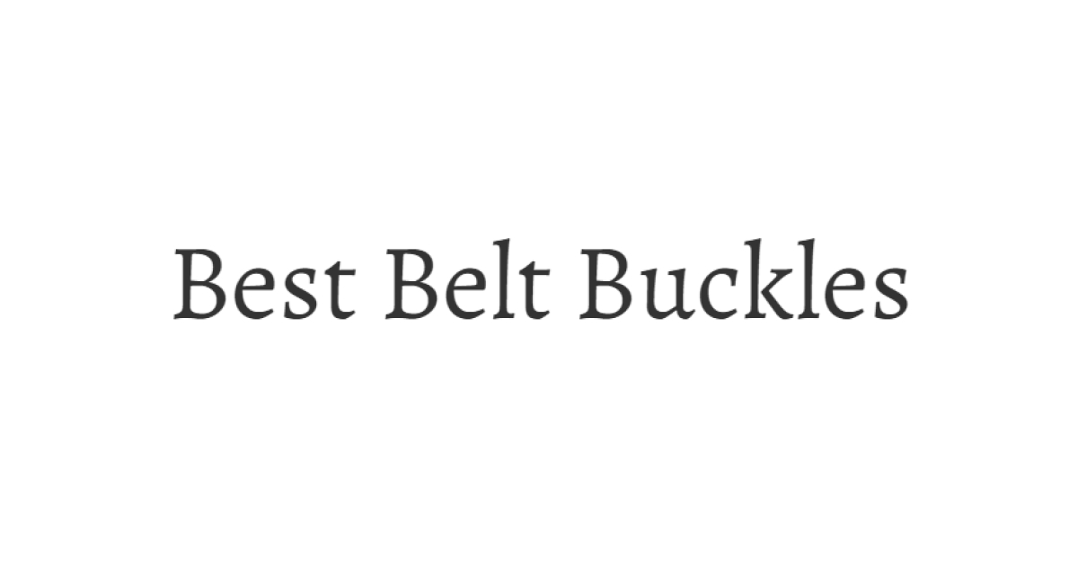 Best Belt Buckles