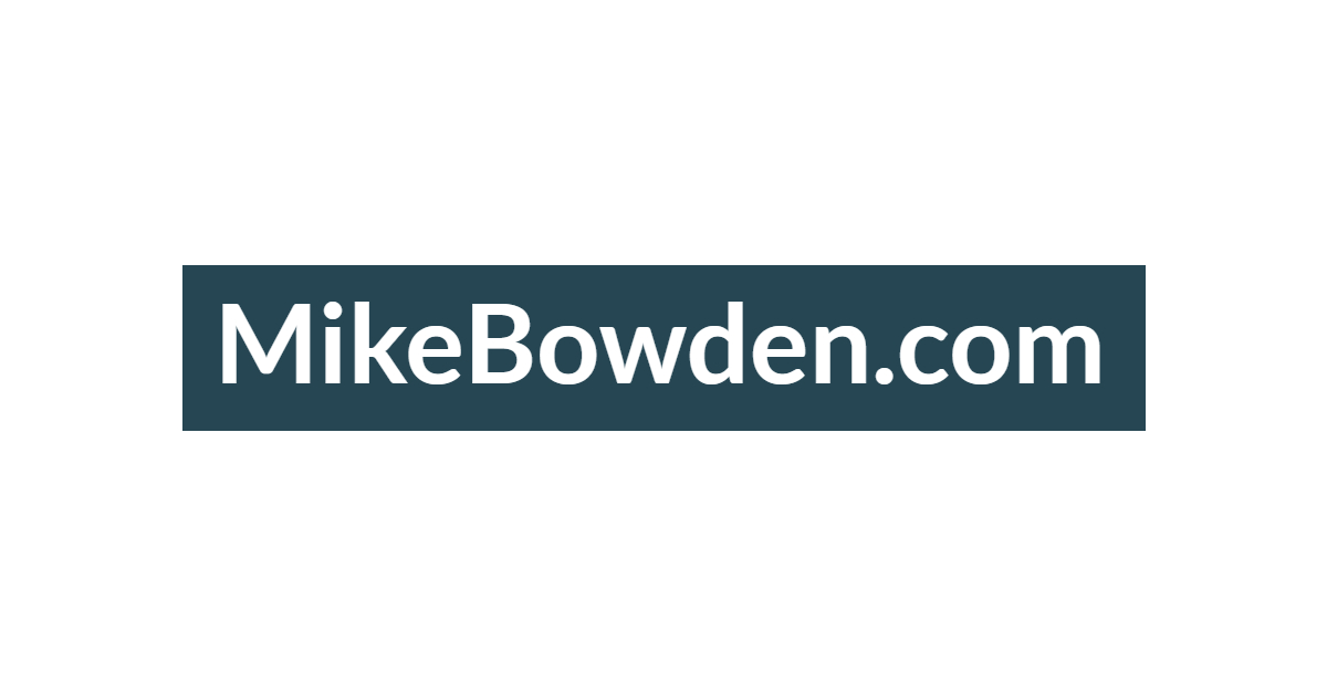 MikeBowden.com WordPress insights from a full-stack developer