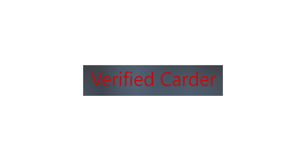 Verified carder forum