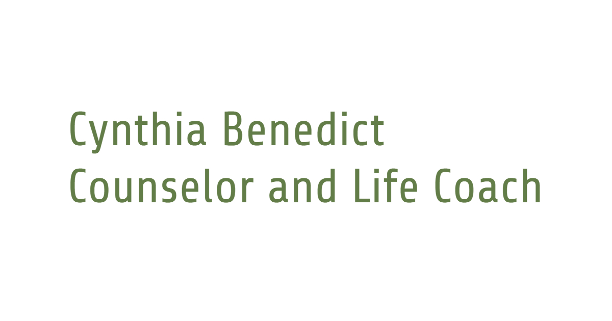 Cynthia Benedict Counselor and Life Coach