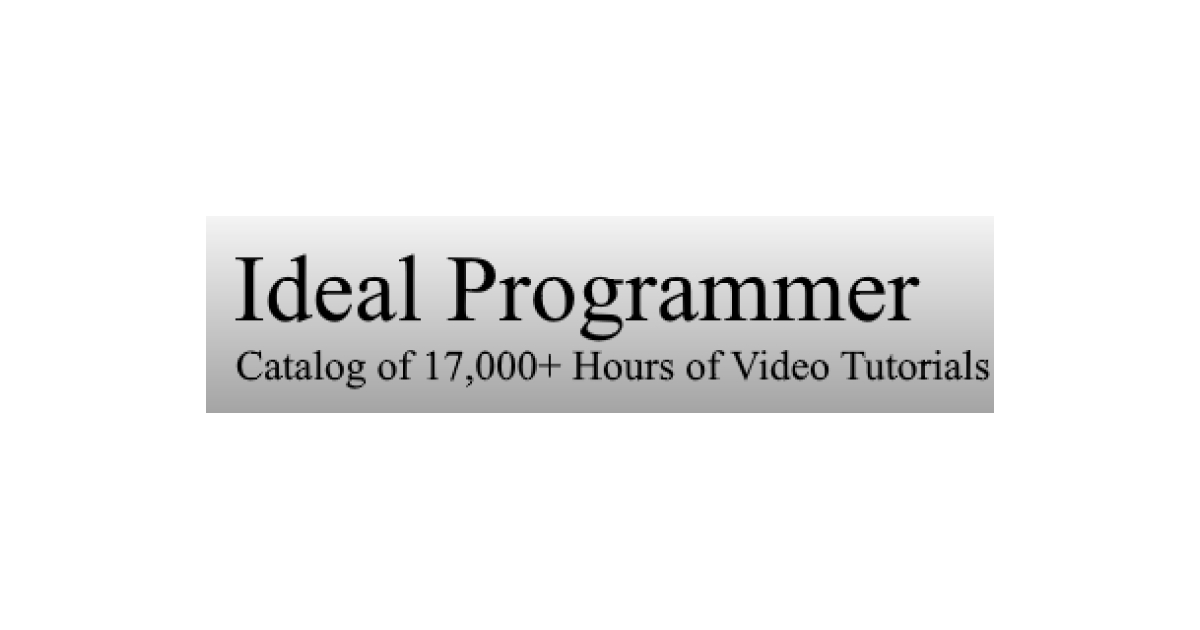 Ideal Programmer