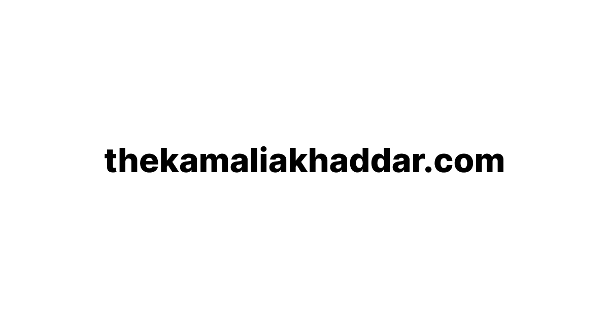 The Kamalia Khaddar