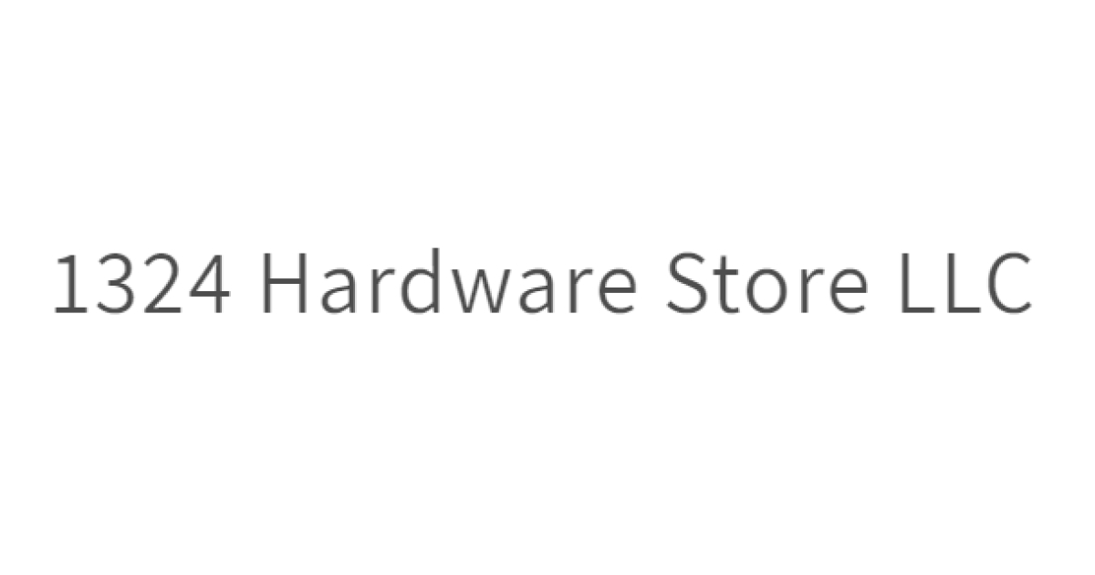 1324 Hardware Store LLC