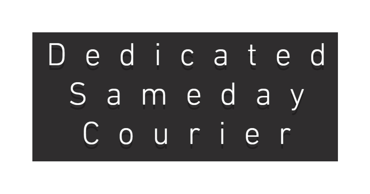 Dedicated sameday courier