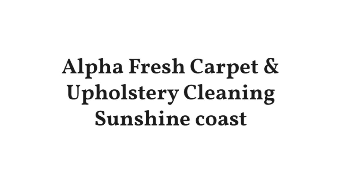 Alpha fresh carpet cleaning