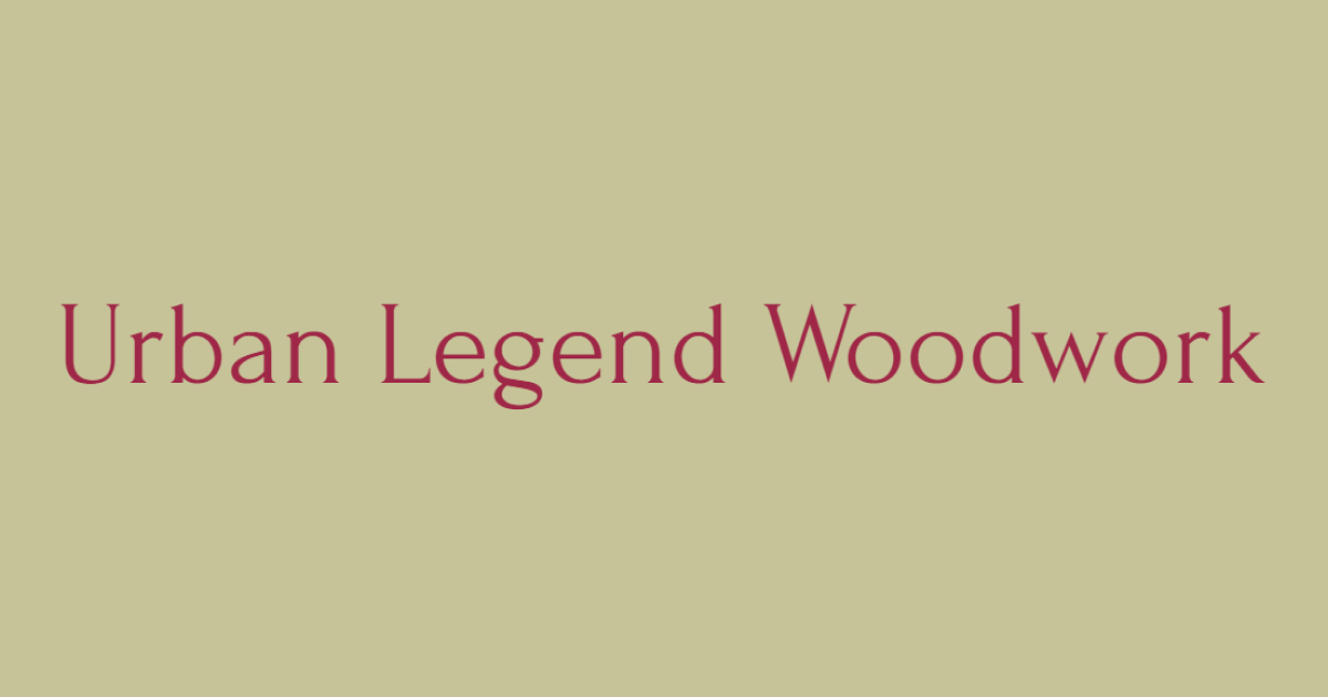 Urban Legend Woodworking