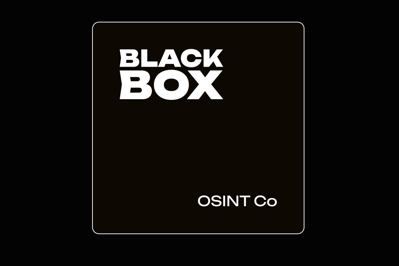 BlackBox OSINT