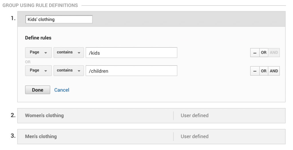 Content Grouping in Google Analytics