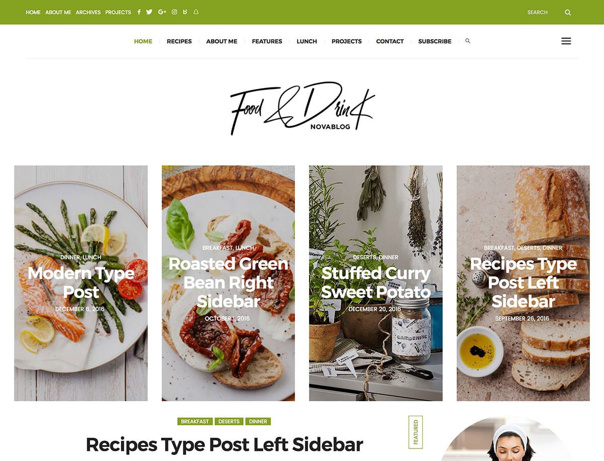 Top 6 WordPress Food Blog Themes