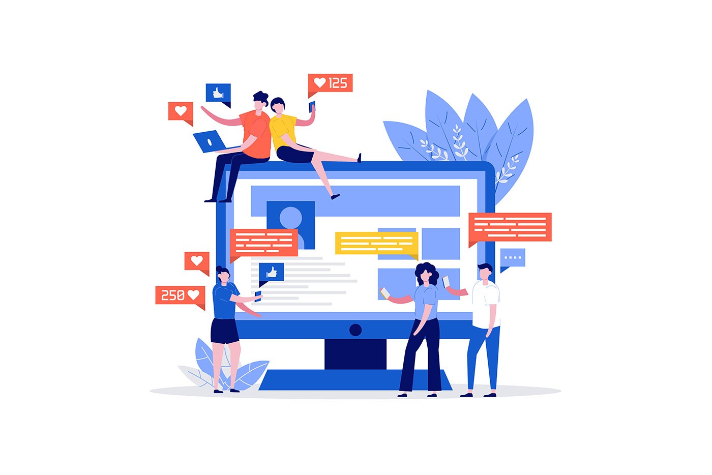 2021 Social Media Marketing Infographic Ideas