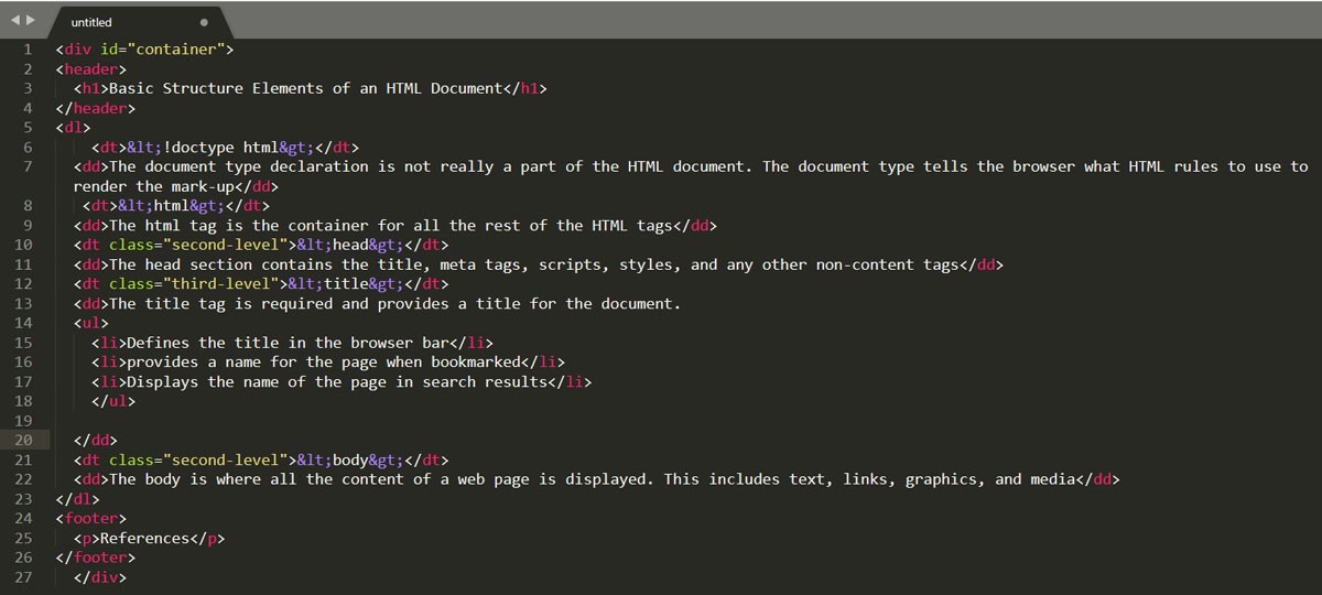 HTML Metadata: Included Elements and Best Practices